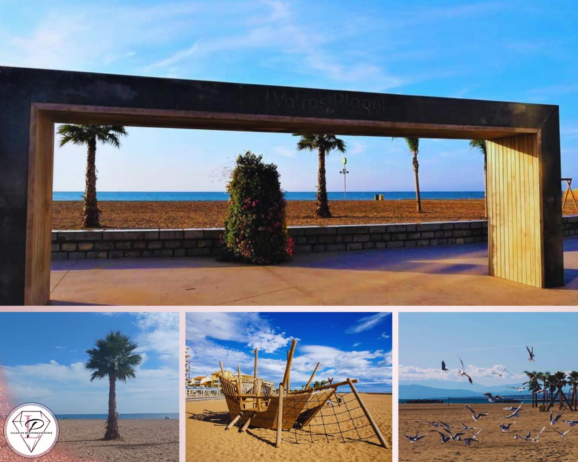 Les Mouettes, Bel Appartement A 50M Des Plages De Valras-Plage Extérieur photo